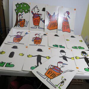 Peabody 60s story (13) cards Invisible Man Vintage Artwork